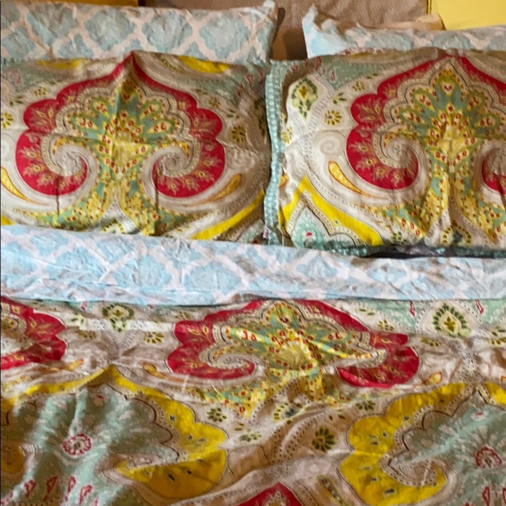 King 👑 Echo Jaipur Medallion Duvet and sheet set